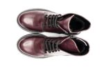 Ghete femei, piele naturala, NIK801BORDO Botine